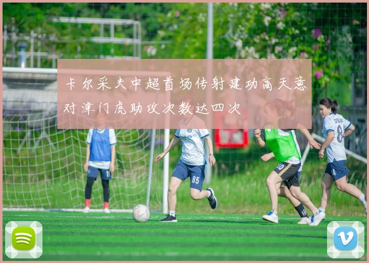 卡尔采夫中超首场传射建功高天意对津门虎助攻次数达四次